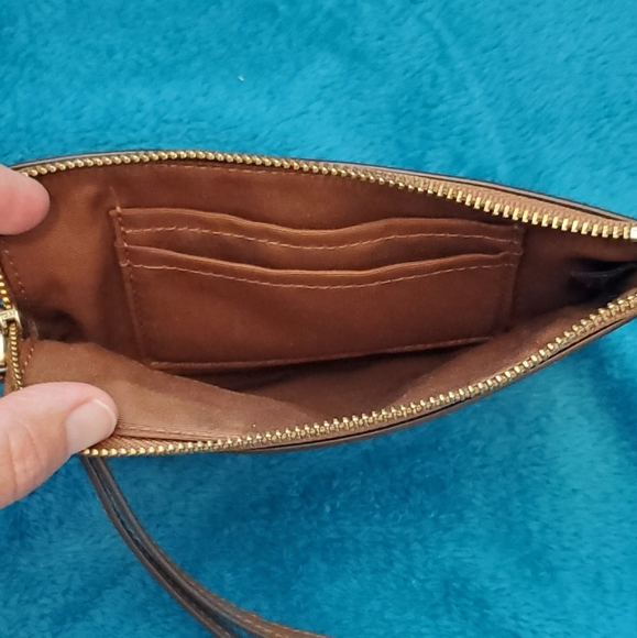 Coach Corner Zip Wristlet - Picture 3 of 4